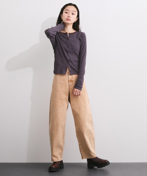 硫化染めカツラギパンツ（デニムパンツ）｜LE CERCLE par rope