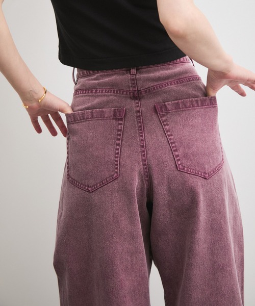 硫化染めカツラギパンツ（デニムパンツ）｜LE CERCLE par rope