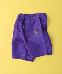 パンツ（パープル/紫色系・ショート・ひざ上丈）ファッション