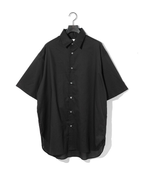 セール】MIDIUMISOLID for Ladies ハーフスリーブワイドシャツ