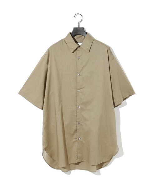 セール】MIDIUMISOLID for Ladies ハーフスリーブワイドシャツ