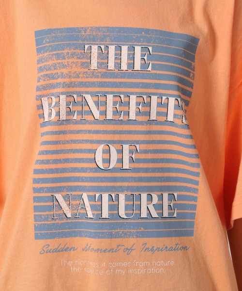 LAKOLE（ラコレ）の「VTGロゴTEE / 328669（Tシャツ/カットソー・レディース・ブルー/チャコール/オレンジ/オフホワイト・FREE）」の7枚目の写真