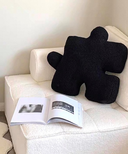 セール】もこもこパズルピースクッション（クッション/クッション