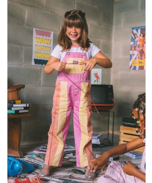 オールインワン・サロペット IONSEOUL KIND WIDE OVERALLS BBP7187 セール】KIDS OVERALLS (CHICLETS)(サロペット