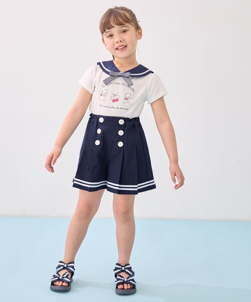 ANY(エニィ)の「マリン ショートパンツ(その他パンツ・キッズ・ネイビー系/ピンク系・150/140/160)」の14枚目の写真