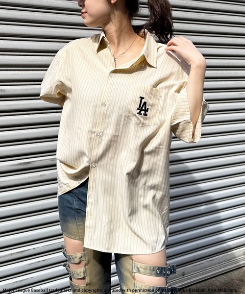 MLB】ワンポイントロゴ半袖シャツ（シャツ/ブラウス）｜BACK TO