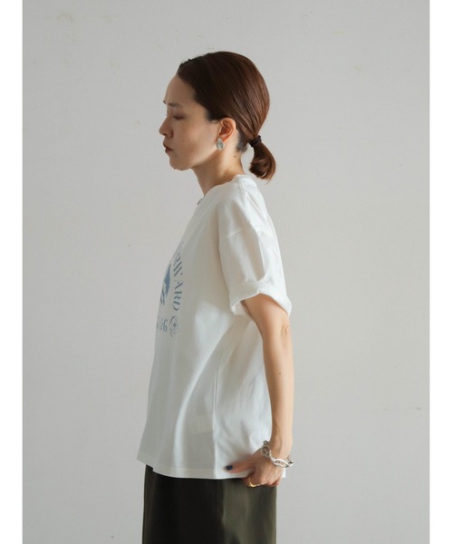 FIL DE FER(フィルデフェール)の「パンサーPT 半袖TEE(Tシャツ/カットソー・レディース・ホワイト/チャコールグレー・FREE)」の13枚目の写真