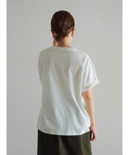 FIL DE FER(フィルデフェール)の「パンサーPT 半袖TEE(Tシャツ/カットソー・レディース・ホワイト/チャコールグレー・FREE)」の14枚目の写真