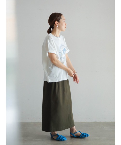 FIL DE FER(フィルデフェール)の「パンサーPT 半袖TEE(Tシャツ/カットソー・レディース・ホワイト/チャコールグレー・FREE)」の17枚目の写真