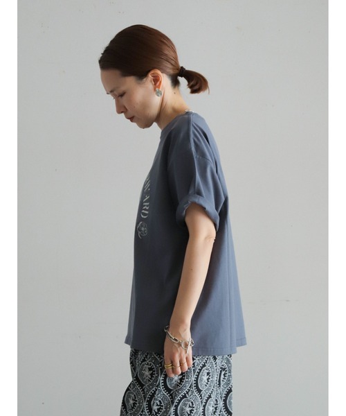 FIL DE FER(フィルデフェール)の「パンサーPT 半袖TEE(Tシャツ/カットソー・レディース・ホワイト/チャコールグレー・FREE)」の5枚目の写真