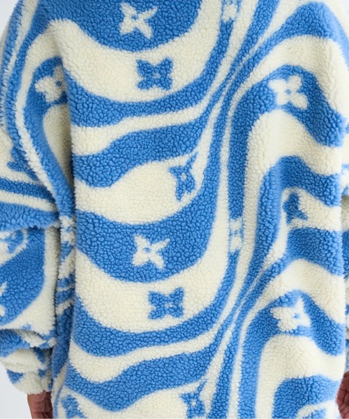 ROXY(ロキシー)の「WANDERER /ロキシーウェーブ柄ボアジャケット(ブルゾン・レディース・ブラック/ミント/レッド・MEDIUM/LARGE/SMALL)」の18枚目の写真