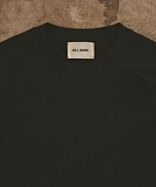 ALL RUNS(オールランズ)の「ヴィンテージ風 ビッグシルエット ロングTシャツ メンズ 夏物 夏服(Tシャツ/カットソー・メンズ・ブラック/ダークグレー/ワインレッド/ホワイト・M/XL/L)」の5枚目の写真
