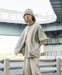 FREAK'S STORE(t[NXXgA)FREAKfS STORE/t[NXXgA f bNXtBbg m[J[ x[X{[Vc V[gX[u  l z[PA/LINEN LIKE N/C BB SHT(Vc/uEX)