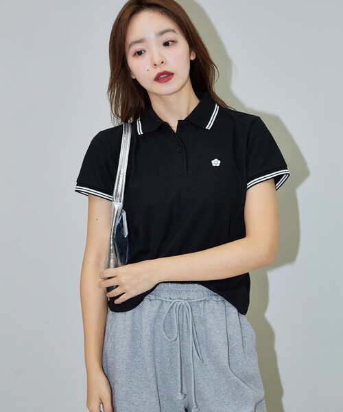 セール】MARY QUANT × PUBLUX/マリークワント ワンポイント刺繍 鹿の子