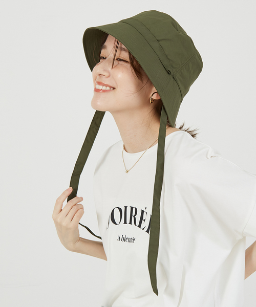abahouse mavie（アバハウスマヴィ）の「マルチプルリボンバケットハット（ハット・レディース・ブラック/カーキ・フリー）」の21枚目の写真