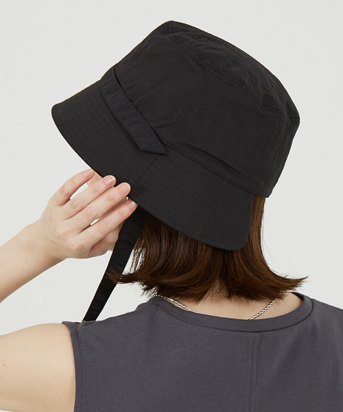 abahouse mavie（アバハウスマヴィ）の「マルチプルリボンバケットハット（ハット・レディース・ブラック/カーキ・フリー）」の5枚目の写真