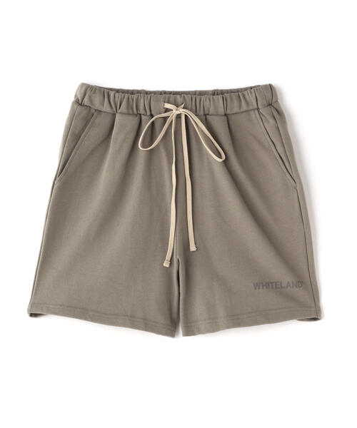WHITELAND(ホワイトランド)の「【WEB&DEPOT限定】WHITELAND/ホワイトランド/OWL/LOGO SWT SHORTS/ロゴ スウェットショーツ(スウェットパンツ・メンズ・ホワイト/ブラック/ベージュ・S/M/L)」の3枚目の写真