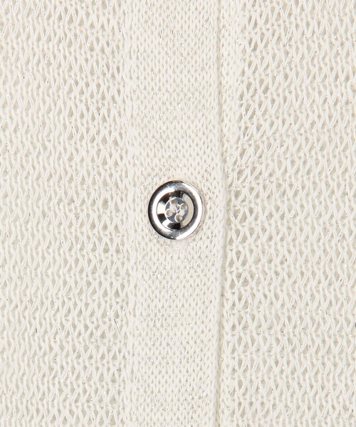 MICO COULIER（ミコクリエ）の「ギマラメカーディガン（カーディガン/ボレロ・レディース・キナリ/ライトグレー/オフホワイト・38）」の15枚目の写真