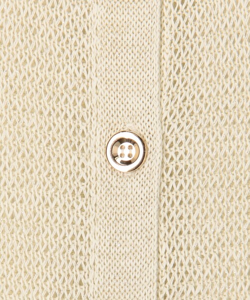 MICO COULIER（ミコクリエ）の「ギマラメカーディガン（カーディガン/ボレロ・レディース・キナリ/ライトグレー/オフホワイト・38）」の12枚目の写真