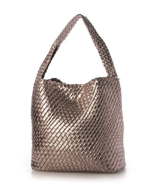 cache cache(カシュ カシュ)の「カシュカシュ cachecache / メタリックメッシュワンショルダー(ショルダーバッグ・レディース・ブラック/シルバー/シルバー系その他・FREE)」の1枚目の写真