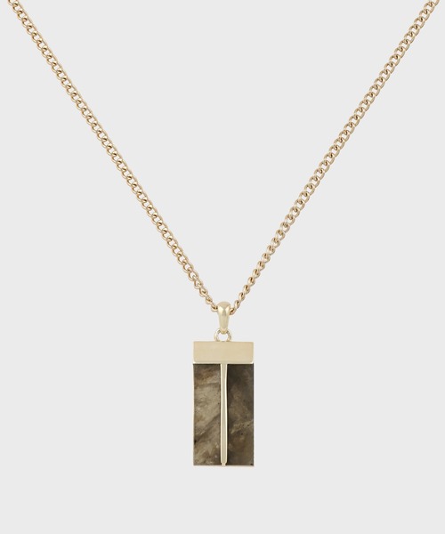 Paul Smith(ポールスミス)の「“Labradorite” ネックレス【150913 210L】(ネックレス・メンズ・ゴールド・FREE)」の1枚目の写真