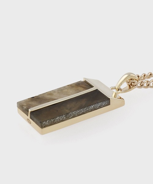 Paul Smith(ポールスミス)の「“Labradorite” ネックレス【150913 210L】(ネックレス・メンズ・ゴールド・FREE)」の2枚目の写真
