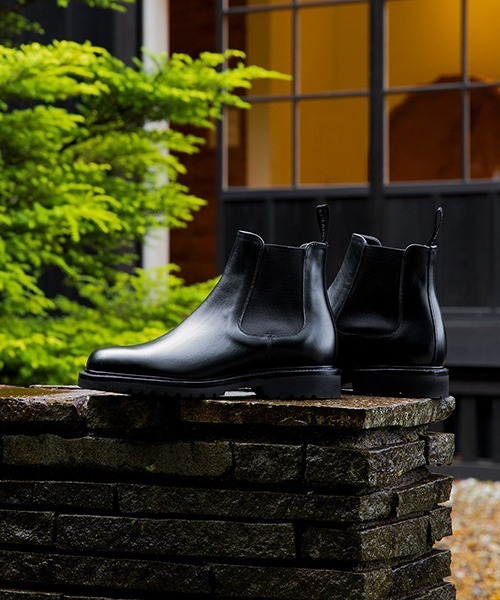 JOSEPH CHEANEY&SONS（ジョセフチーニーアンドサンズ）の「JOSEPH CHEANEY / ジョセフ チーニー：別注 BARNEY：ONLYARK-0-5035[MUS]（ブーツ・メンズ・ブラック系その他・UK8.5）」の5枚目の写真