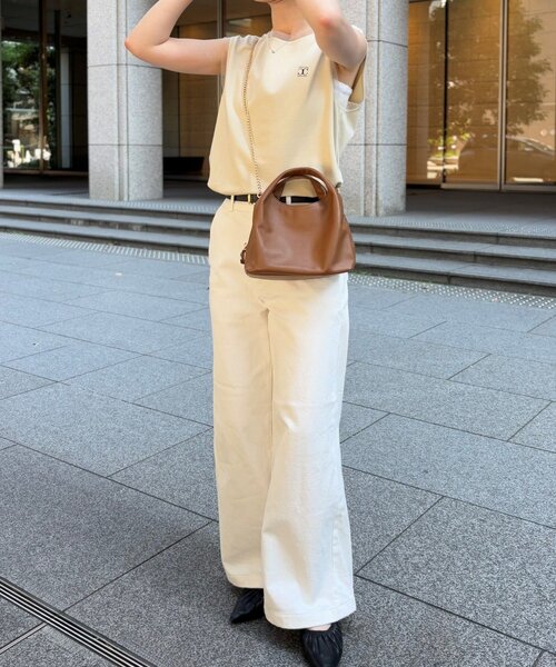 gemeil（ジェムイル）の「レイヤーチェーンバッグ(PT-227)（ショルダーバッグ・レディース・ブラック/キャメル/ダークブラウン/アイボリー・FREE）」の18枚目の写真