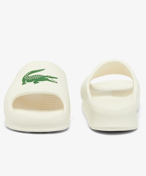 LACOSTE（ラコステ）の「レディース SERVE SLIDE 2.0 224 6 CFA（サンダル・レディース・ホワイト×グリーン・22.5cm/23.5cm/24.0cm/25.0cm）」の5枚目の写真