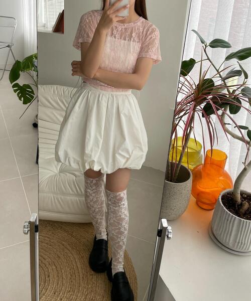 WEGO(ウィゴー)の「WEGO/グラフィックレースT(Tシャツ/カットソー・レディース・ピンク/ホワイト・FREE)」の14枚目の写真