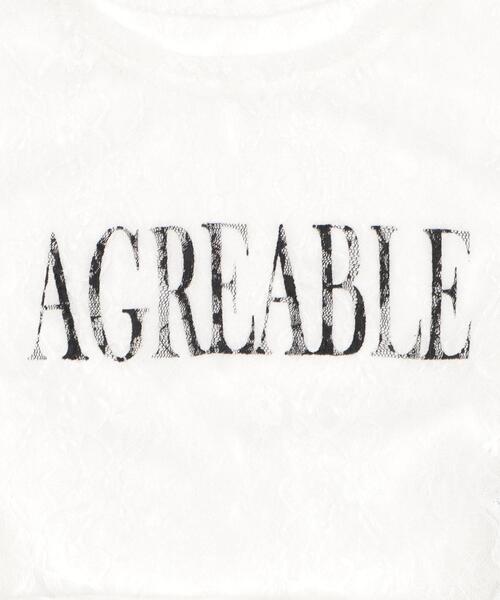 WEGO(ウィゴー)の「WEGO/グラフィックレースT(Tシャツ/カットソー・レディース・ピンク/ホワイト・FREE)」の5枚目の写真