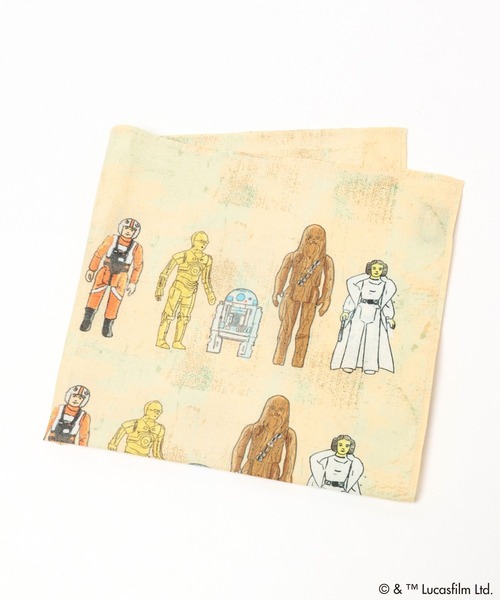 LOWRYS FARM（ローリーズファーム）の「ＳＴＡＲ　ＷＡＲＳ／バンダナ　451874（バンダナ/スカーフ・キッズ・キナリ/レッド/オフホワイト・FREE）」の3枚目の写真