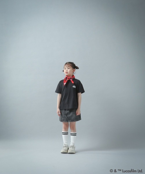 LOWRYS FARM（ローリーズファーム）の「ＳＴＡＲ　ＷＡＲＳ／バンダナ　451874（バンダナ/スカーフ・キッズ・キナリ/レッド/オフホワイト・FREE）」の5枚目の写真