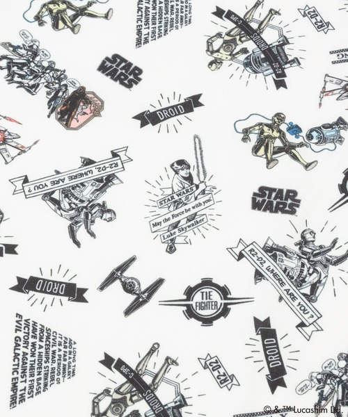 LOWRYS FARM（ローリーズファーム）の「ＳＴＡＲ　ＷＡＲＳ／バンダナ　451874（バンダナ/スカーフ・キッズ・キナリ/レッド/オフホワイト・FREE）」の13枚目の写真