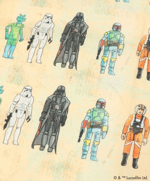 LOWRYS FARM（ローリーズファーム）の「ＳＴＡＲ　ＷＡＲＳ／バンダナ　451874（バンダナ/スカーフ・キッズ・キナリ/レッド/オフホワイト・FREE）」の16枚目の写真