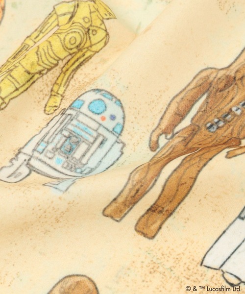 LOWRYS FARM（ローリーズファーム）の「ＳＴＡＲ　ＷＡＲＳ／バンダナ　451874（バンダナ/スカーフ・キッズ・キナリ/レッド/オフホワイト・FREE）」の18枚目の写真