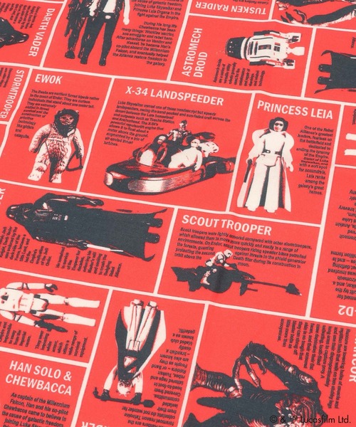 LOWRYS FARM（ローリーズファーム）の「ＳＴＡＲ　ＷＡＲＳ／バンダナ　451874（バンダナ/スカーフ・キッズ・キナリ/レッド/オフホワイト・FREE）」の11枚目の写真