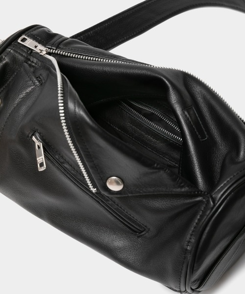 beautiful people（ビューティフルピープル）の「excerption riders   cylinder bag（ショルダーバッグ・メンズ・ブラック・FREE）」の7枚目の写真