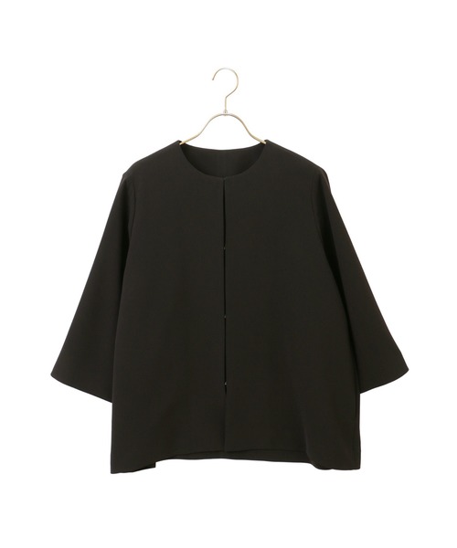 AOYAMA（アオヤマ）の「【時短に！ビジパシリーズ】〈２点セット〉ヘビロテスーツ｜Aラインジャケット＋テーパードパンツ/ブラック/通勤＆オフィス＆入卒＆セレモニー＆オケージョン｜自宅で洗える・ストレッチ・防止シワ｜（スーツセット・レディース・ブラック/ネイビー/ベージュ・M/L/LL/S）」の15枚目の写真