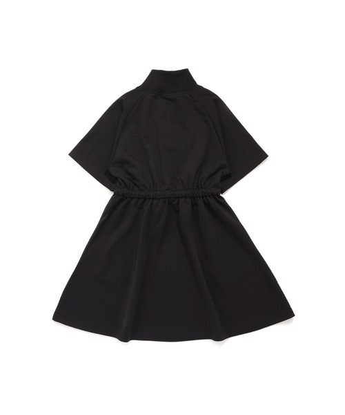 JENNI love(ジェニィラブ)の「ハーフZIPそでライントラックワンピ(ワンピース・キッズ・ブラック/サックスブルー・130cm/140cm/150cm/160cm)」の11枚目の写真