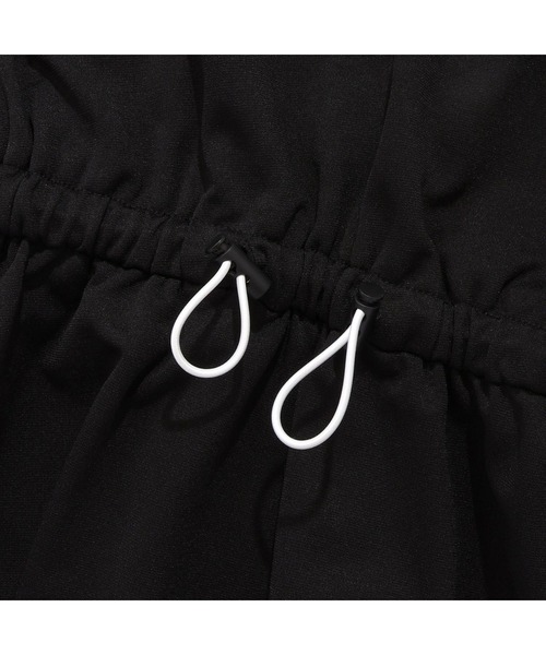JENNI love(ジェニィラブ)の「ハーフZIPそでライントラックワンピ(ワンピース・キッズ・ブラック/サックスブルー・130cm/140cm/150cm/160cm)」の5枚目の写真