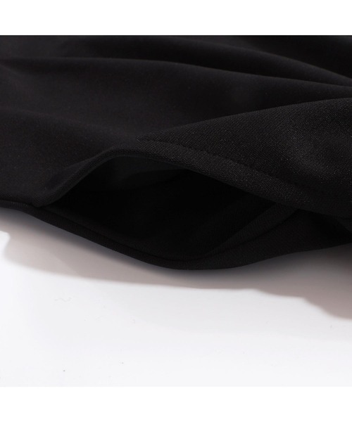 JENNI love(ジェニィラブ)の「ハーフZIPそでライントラックワンピ(ワンピース・キッズ・ブラック/サックスブルー・130cm/140cm/150cm/160cm)」の4枚目の写真
