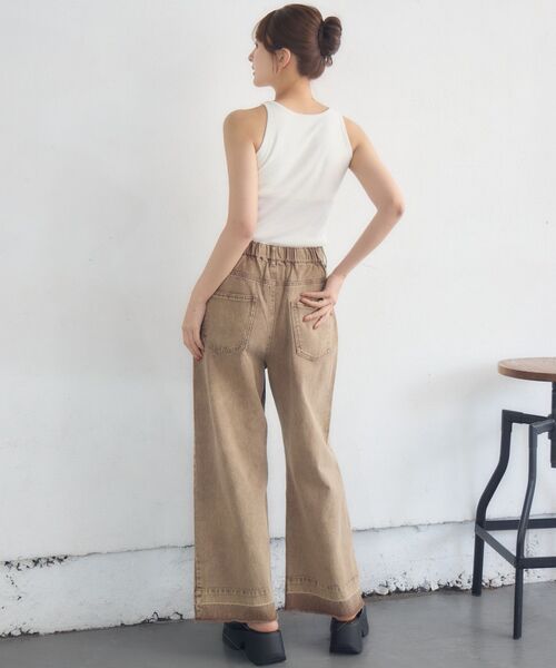 RETRO GIRL（レトロガール）の「カップ付アメスリタンクトップ（タンクトップ・レディース・ホワイト系その他/ピンク/ブラック/オフホワイト・FREE）」の8枚目の写真