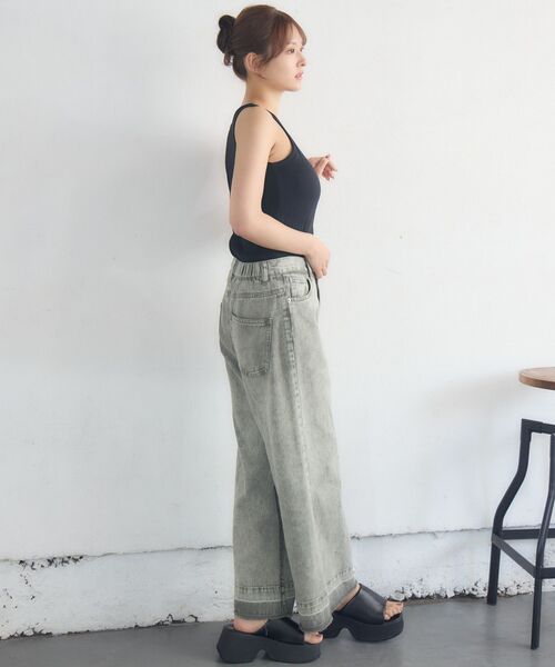 RETRO GIRL（レトロガール）の「カップ付アメスリタンクトップ（タンクトップ・レディース・ホワイト系その他/ピンク/ブラック/オフホワイト・FREE）」の22枚目の写真