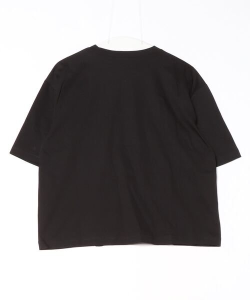 tシャツ BRODIAEA テープリボンスリット半袖Tシャツ レディース tシャツ BRODIAEA テープリボンスリット半袖Tシャツ レディース