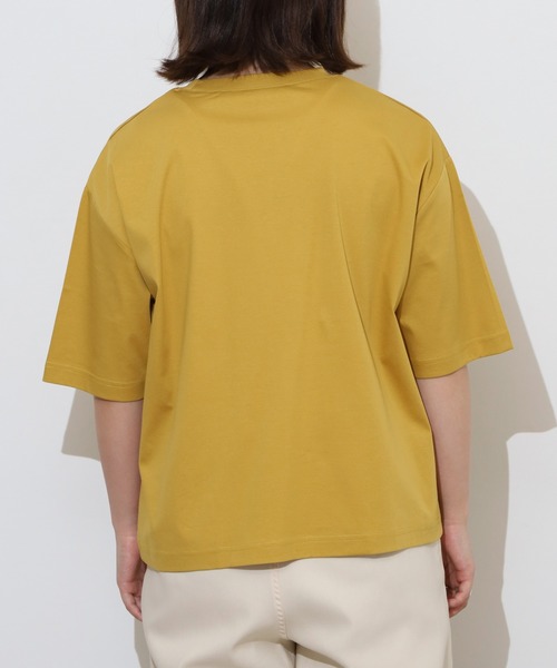 tシャツ BRODIAEA テープリボンスリット半袖Tシャツ レディース ブローディア BRODIAEA テープリボンスリット半袖Tシャツ