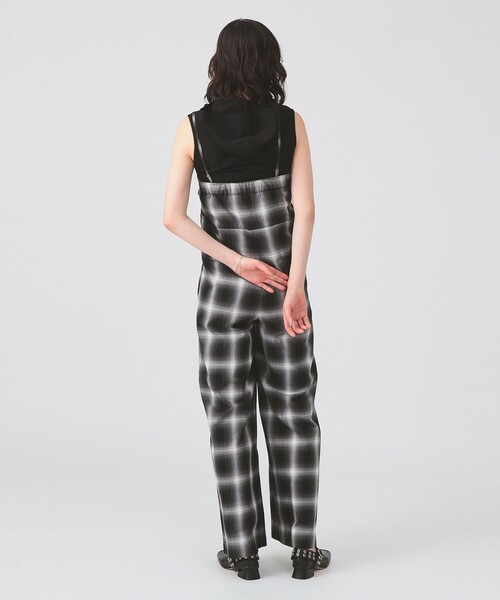 Ray BEAMS(レイビームス)の「シャーリング ノースリーブ フーディ トップス(Tシャツ/カットソー・レディース・ブラック/ピンク・ONE SIZE)」の5枚目の写真