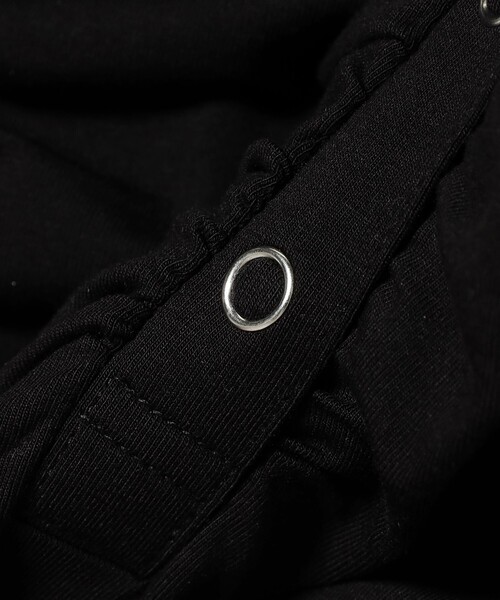 Ray BEAMS(レイビームス)の「シャーリング ノースリーブ フーディ トップス(Tシャツ/カットソー・レディース・ブラック/ピンク・ONE SIZE)」の13枚目の写真