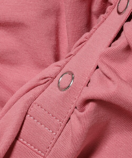 Ray BEAMS(レイビームス)の「シャーリング ノースリーブ フーディ トップス(Tシャツ/カットソー・レディース・ブラック/ピンク・ONE SIZE)」の17枚目の写真