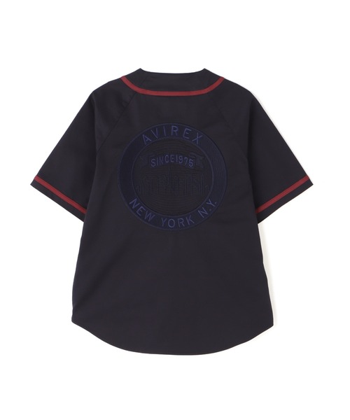 アヴィレックスのベースボールシャツ セール】《WEB&DEPOT限定》BASEBALL SHIRT 'MANHATTAN' / ベース